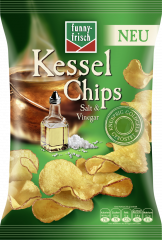 funny-frisch Kessel Chips Salt & Vinegar 120 g 