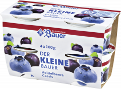 Bauer Der Kleine Bauer Heidelbeere-Cassis 3,5 % Fett 4 x 100 g 