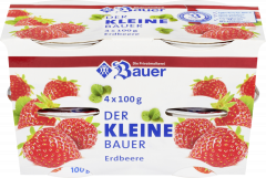 Bauer Der Kleine Bauer Erdbeere 3,5 % Fett 4 x 100 g 
