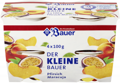 Bauer Der Kleine Bauer Pfirsich Maracuja 3,5 % Fett 4 x 100 g 