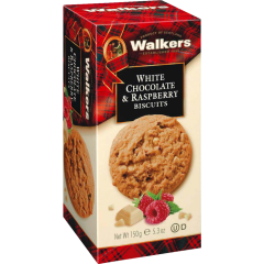 Walkers White Chocolate & Raspberry Biscuits 150 g 
