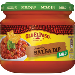 Old El Paso Chunky Salsa Dip Onion & Green Pepper Mild 312 g 