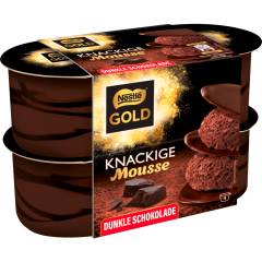 Nestlé Knackige Mousse Dunkle Schokolade 4 x 57 g 