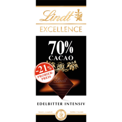 Lindt Excellence Edelbitter Intensiv 70 % Cacao 100 g 