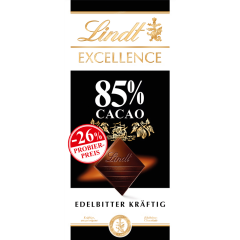 Lindt Excellence Edelbitter Kräftig 85 % Cacao 100 g 