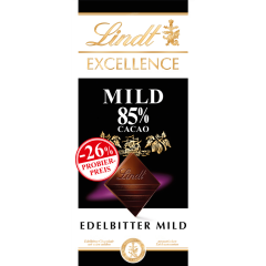 Lindt Excellence Edelbitter Mild 85 % Cacao 100 g 