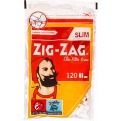 Zig Zag Drehfilter Slim 6mm 120 Stück 