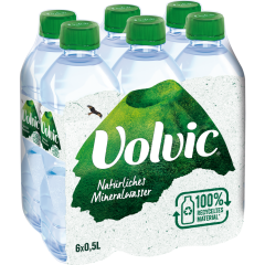 Volvic Mineralwasser Naturelle - 6-Pack 6 x 0,5 l 