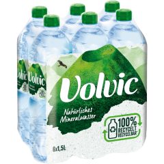 Volvic Mineralwasser Naturelle - 6-Pack 6 x 1,5 l 