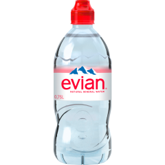 evian Premium Natural Mineralwasser Sportscap 0,75 l 