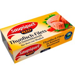 Saupiquet Thunfisch Filets in Sonnenblumenöl 2 x 80 g 