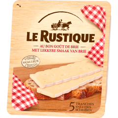 Le Rustique Brie in Scheiben 60% Doppelrahmstufe 125 g 