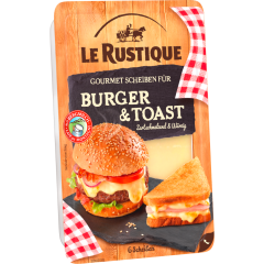 Le Rustique Gourmet Scheiben für Burger & Toast 50 % Fett i. Tr. 140 g 
