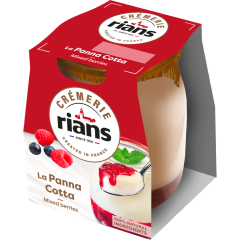 Rians Panna Cotta Fruits Rouges 125 g 