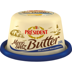 PRÉSIDENT Meersalz-Butter 250 g 