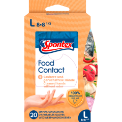 Spontex Food Contact Handschuhe L 20 Stück 