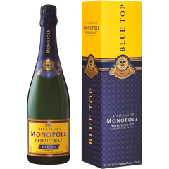 Heidsieck & Co Champagne Monopole Blue Top Brut - Geschenkpackung 0,75 l 
