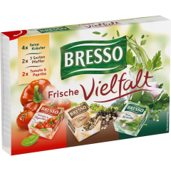 Bresso Frischkäse Portionen Frische Vielfalt 70 % Fett. i. Tr. 120 g 