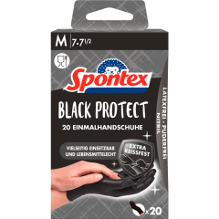 Spontex Black Protect Handschuhe M 20 Stück 