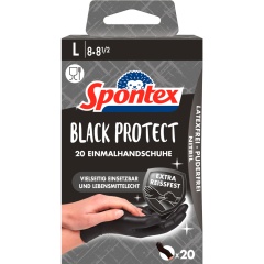Spontex Black Protect Handschuhe L 20 Stück 