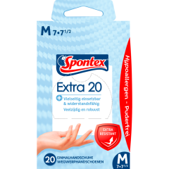 Spontex Extra 20 Einmalhandschuhe M 20 Stück 