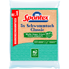 Spontex Schwammtuch Classic PEFC 5 Stück 