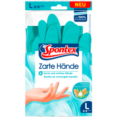 Spontex Handschuhe zarte Hände Gr. 8 - 8,5 L 1 Paar 