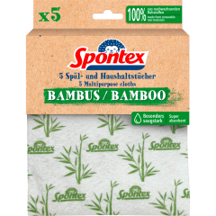 Spontex Spül- und Haushaltstücher Bambus 5 Stück 