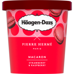 Häagen-Dazs Macaron Erdbeere und Himbeere 420 ml 