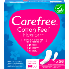 Carefree Cotton Feel Flexiform 56 Stück 