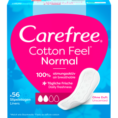 Carefree Cotton Feel Normal ohne Duft 56 Stück 