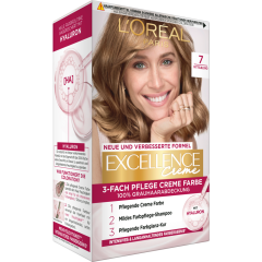 L'ORÉAL Excellence 3-fach Pflege Creme Farbe 7 Mittelblond 