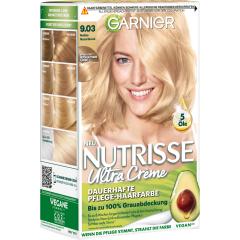 Garnier Nutrisse Creme Dauerhafte Pflege-Haarfarbe 9.03 Helles Naturblond 