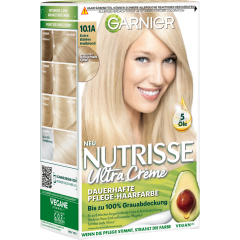 Garnier Nutrisse Creme Dauerhafte Pflege-Haarfarbe 10.1A Extra Kühles Hellblond 