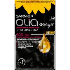 Garnier Olia Dauerhafte Haarfarbe 1.0 schwarz 