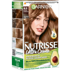 Garnier Nutrisse Creme Dauerhafte Pflege-Haarfarbe 63 dunkles goldblond 