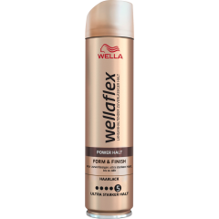 Wellaflex Haarlack Power Halt Form & Finish ultra starker Halt 250 ml 