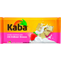 Kaba weiße Schokolade mit Erdbeer&Brause 85 g 
