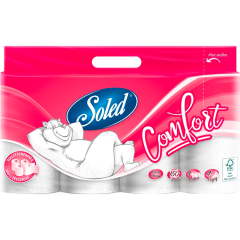 Soled Comfort Toilettenpapier 8 x 150 Blatt 