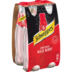 Schweppes Original Wild Berry - 4-Pack 4 x 0,2 l 