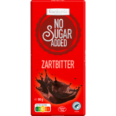 frankonia Schokolade No Sugar Zartbitter 80 g 