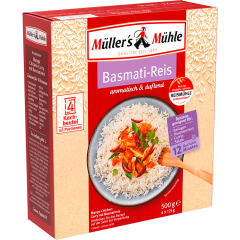 Müller´s Mühle Basmati Kochbeutel Reis 4 x 125 g 