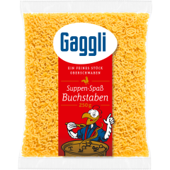 Gaggli Suppen-Spaß Buchstaben 250 g 