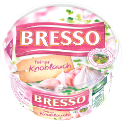 Bresso Frischkäse feiner Knoblauch 60 % Fett i. Tr. 150 g 