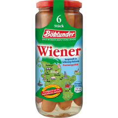 Böklunder Schleswig-Holstein Wiener Würstchen 6 Stück 