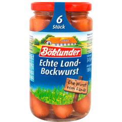 Böklunder Echte Land-Bockwurst 6 Stück 