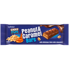 Ludwig's Choco Fun Peanut & Caramel 6 Stück 