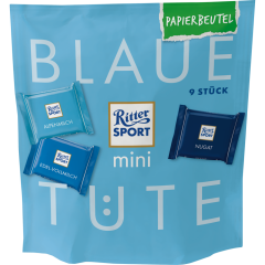 Ritter SPORT Mini Blau 9 Stück 