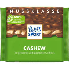 Ritter SPORT Nuss Klasse Cashew Tafel 100 g 