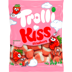 Trolli Kiss Schaum Erdbeeren 150g 